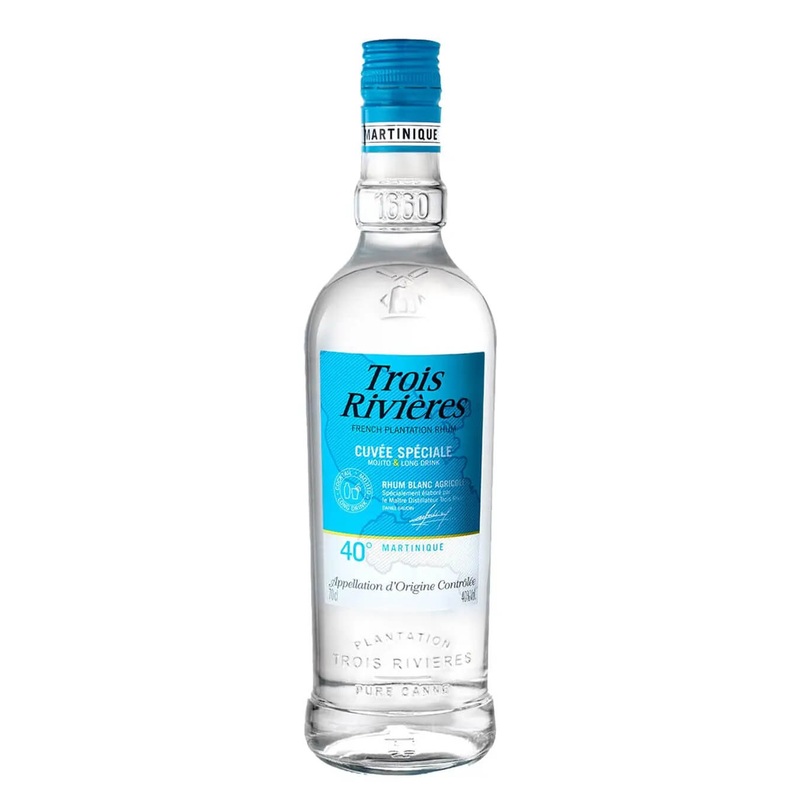 Trois Rivieres Blanc Rum, 70 cl