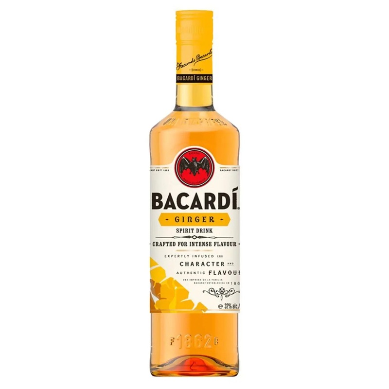 Bacardi Ginger Rum Spirit Drink, 70 cl