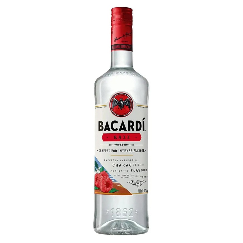 Bacardi Raspberry Rum Spirit Drink, 70 cl