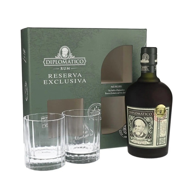 Diplomatico Reserva Exclusiva Rum Gift Set, 70 cl