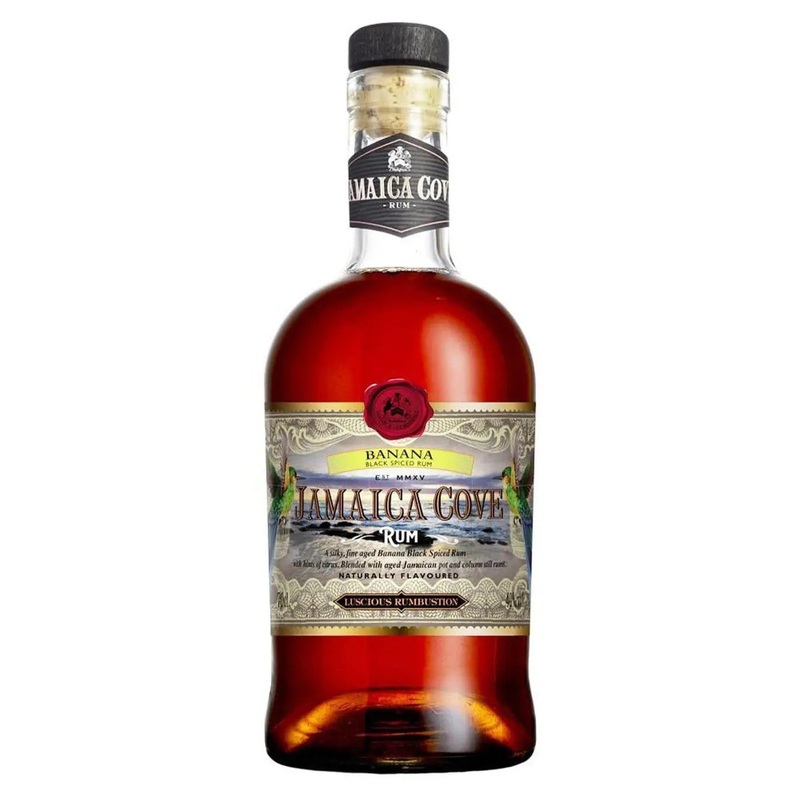 Jamaica Cove Banana Black Spiced Rum, 70 cl