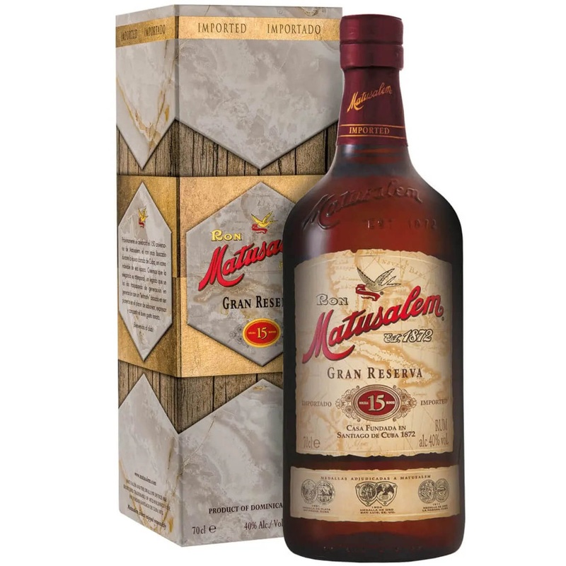 Matusalem 15 Year Old Gran Reserva Rum, 70 cl