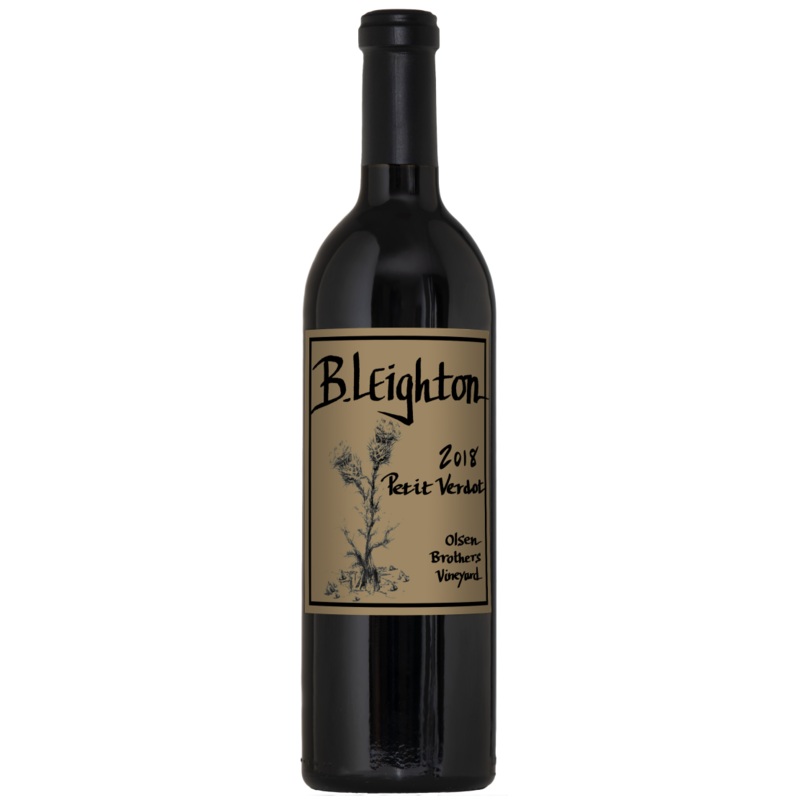 B. Leighton 2018 Olson Brothers Vineyard Petite Verdot
