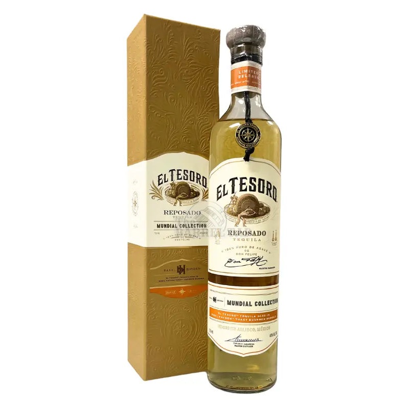 El Tesoro Mundial Collection Tequila Reposado: Basil Hayden 750mL