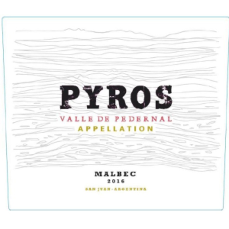 Pyros 2016 Valle De Pedernal Malbec