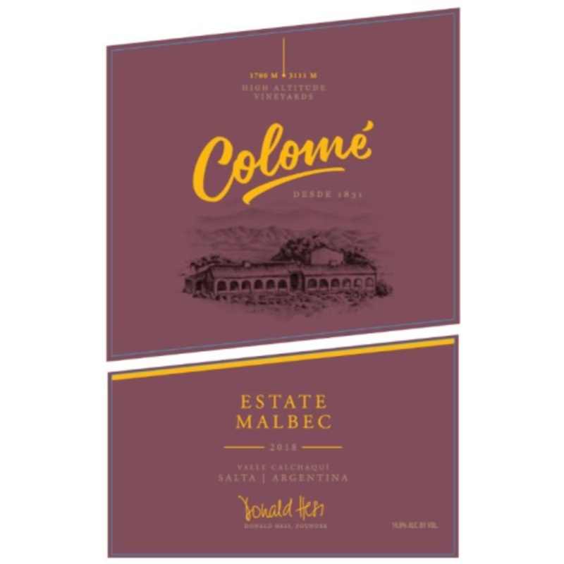 Colome 2019 Estate Malbec