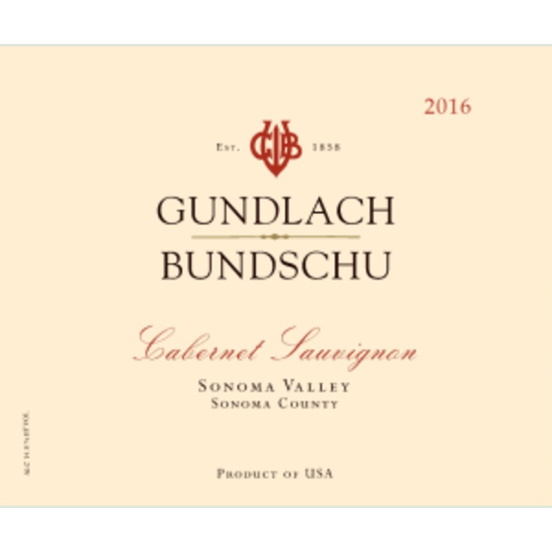 Gundlach Bundschu 2018 Cabernet Sauvignon