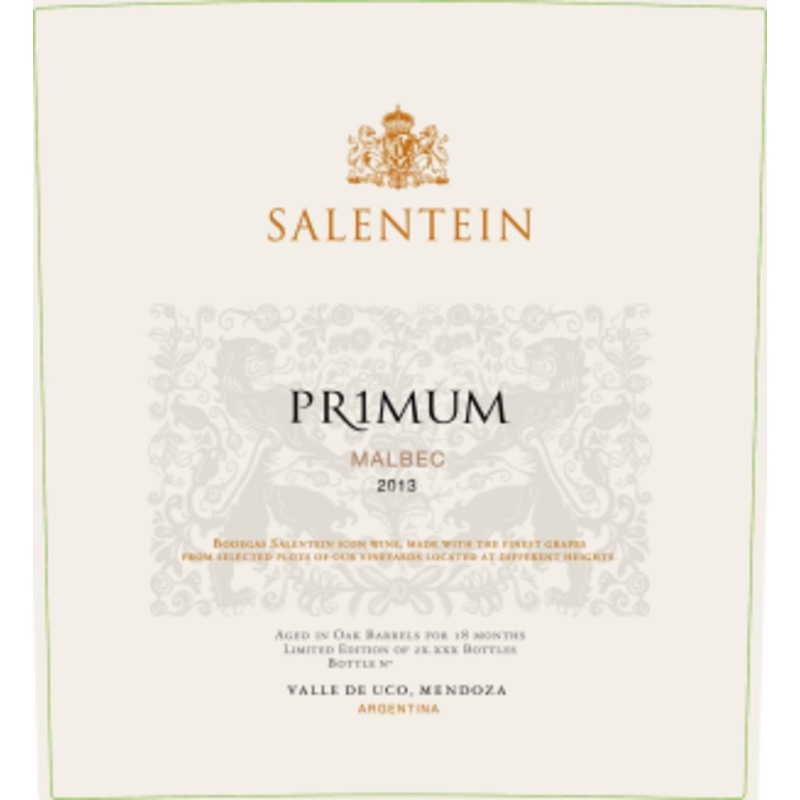 Salentein 2016 Primum Malbec