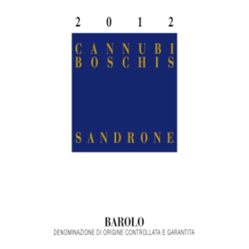 Sandrone 2012 Barolo Cannubi Boschis