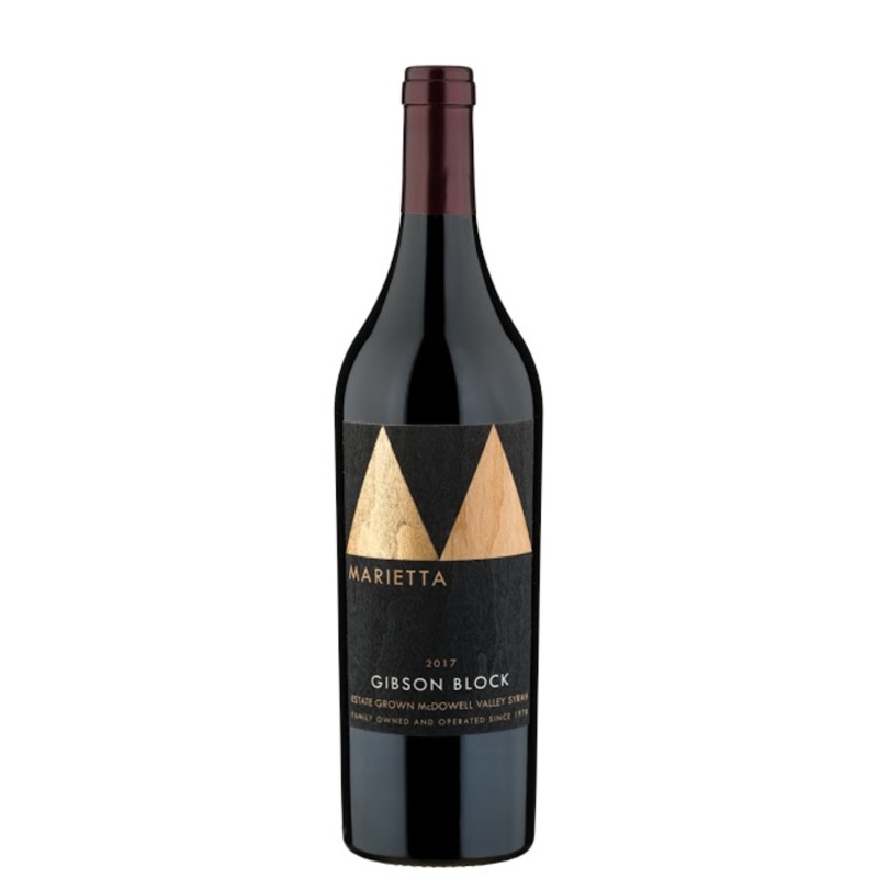 Marietta Cellars Wines 2017 Marietta Gibson Block Syrah
