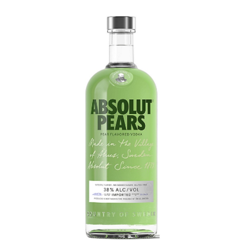 Absolut Pear Flavored Vodka Pears 76 1 Liter