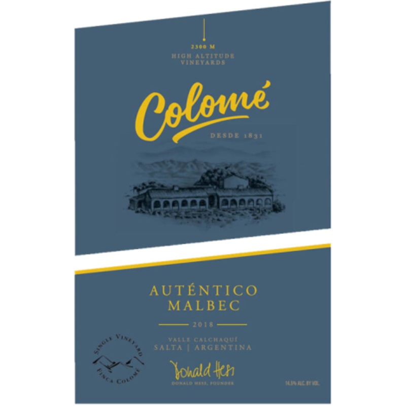 Colome 2022 Autentico Malbec