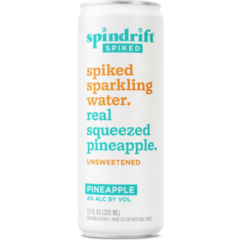 Spindrift Spiked Pineapple Can 12PK 19.2Z
