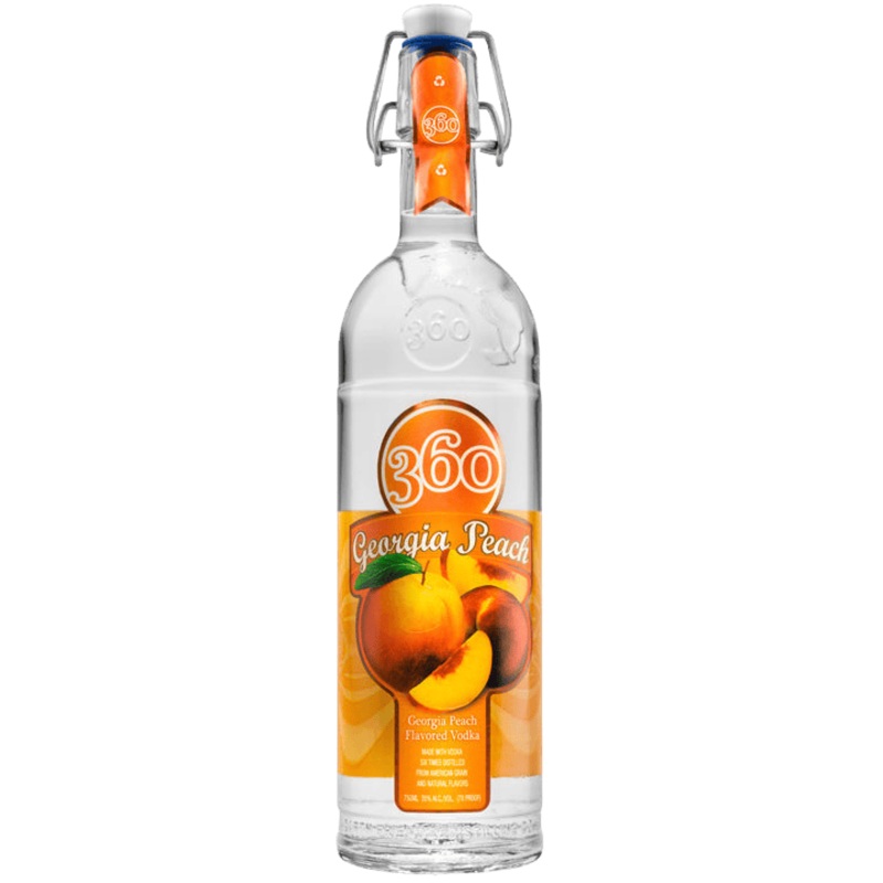 360 Vodka Georgia Peach Flavored Vodka - 750ML