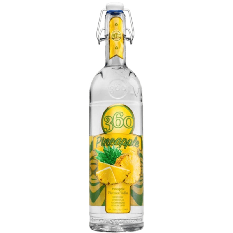 360 Vodka Pineapple Flavored Vodka - 750ML