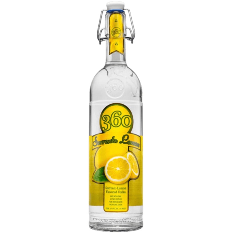 360 Vodka Sorrento Lemon Flavored Vodka - 750ML