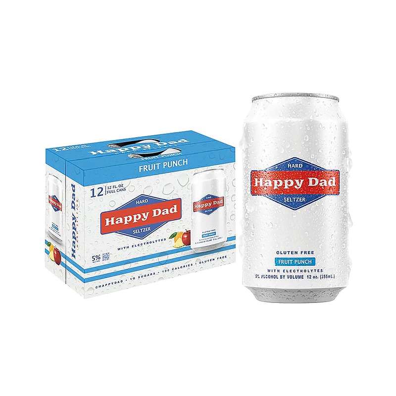 Happy Dad Fruit Punch Hard Seltzer 12-Pack