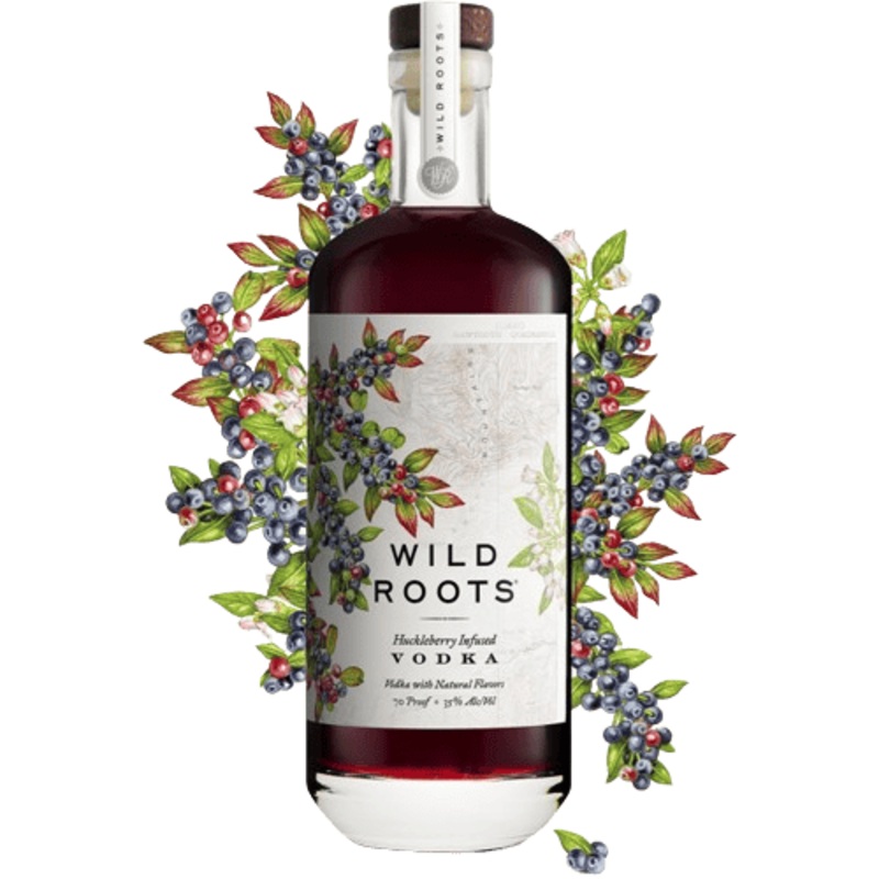 Wild Roots Huckleberry Infused Vodka - 750ML