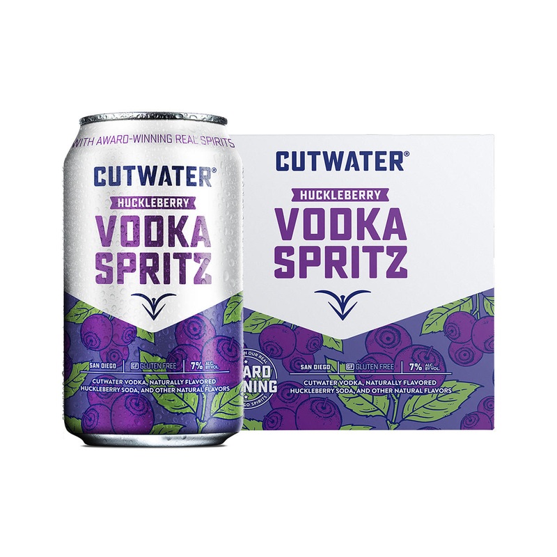 Cutwater Huckleberry Vodka Spritz Can 4Pk