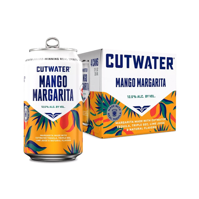 Cutwater Mango Margarita Cocktail Can 4Pk