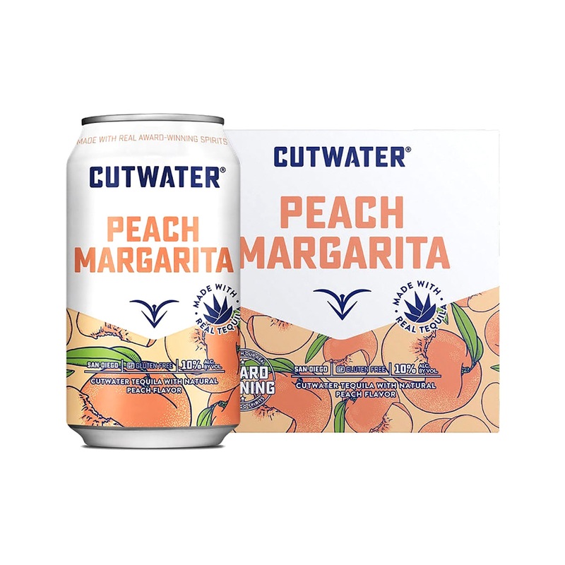 Cutwater Peach Margarita Can 4Pk