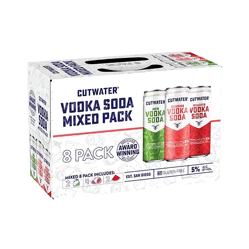 Cutwater Vodka Soda Variety Pack