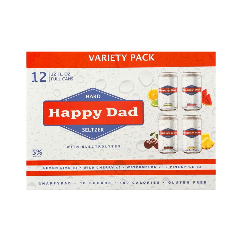 Happy Dad Hard Seltzer Variety 12-Pack