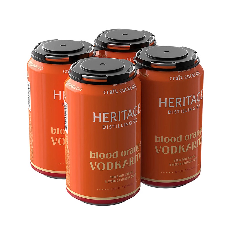 Heritage Blood Orange Vodkarita 4 Pack Can