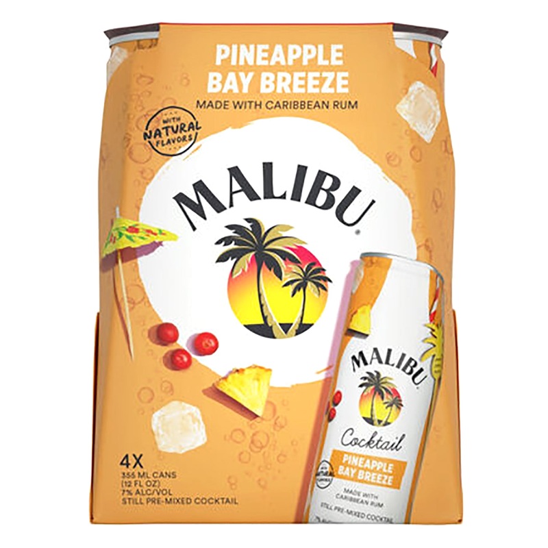 Malibu Pineapple Bay Breeze Cocktails