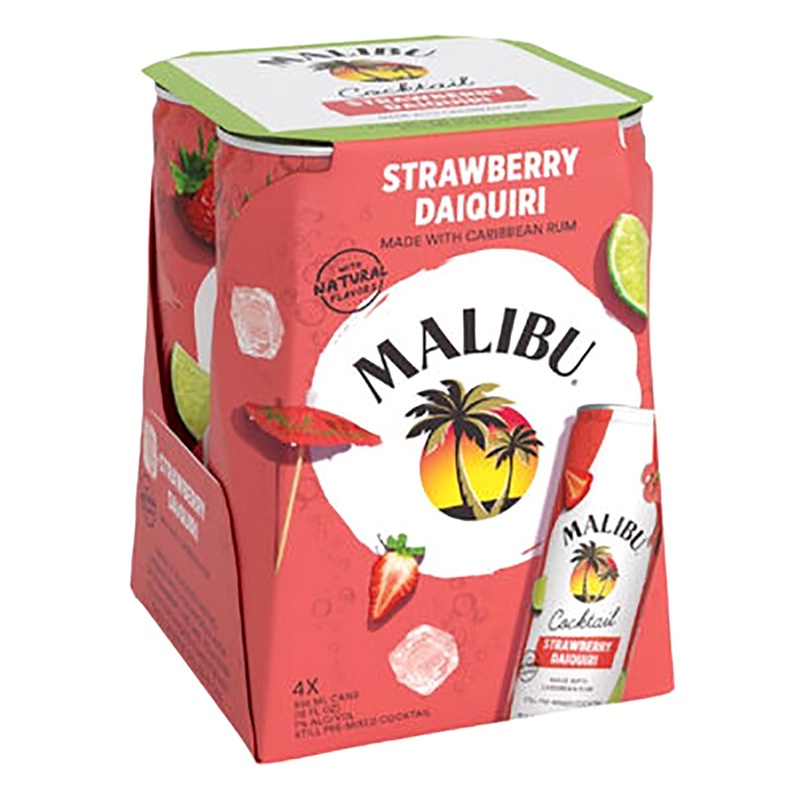 Malibu Strawberry Daiquiri Cocktails