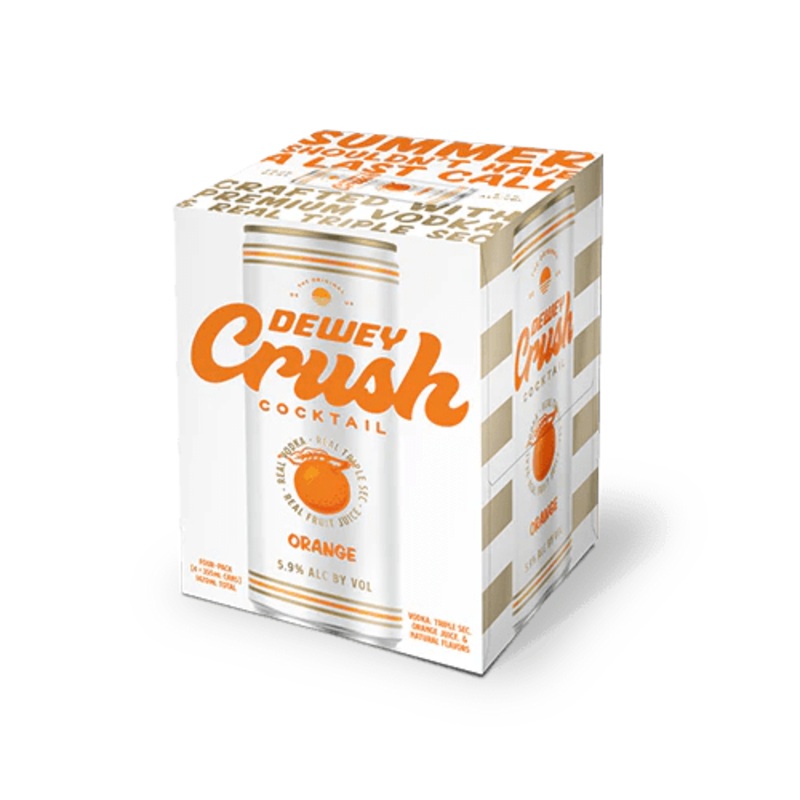 DEWEY CRUSH ORANGE 4PK  *NEW*