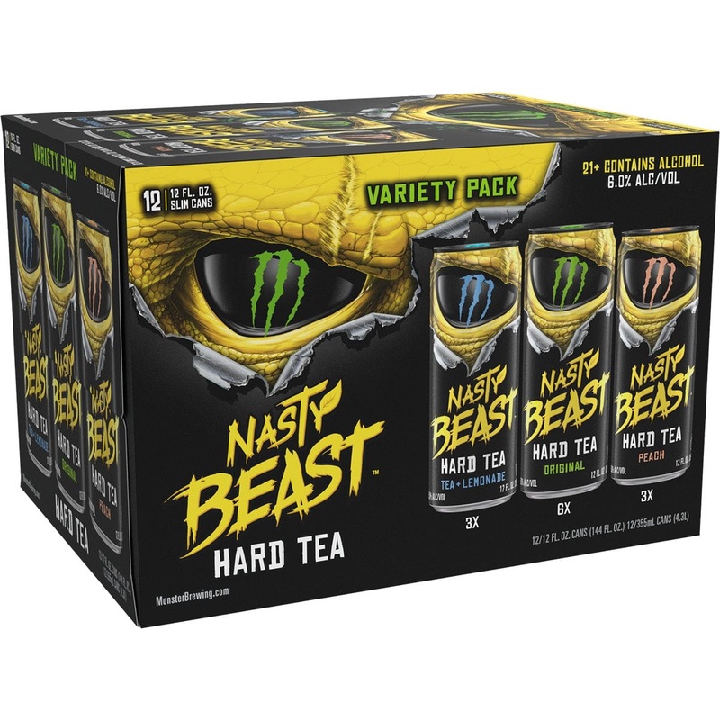 NASTY BEAST HARD TEA VARIETY 12PK