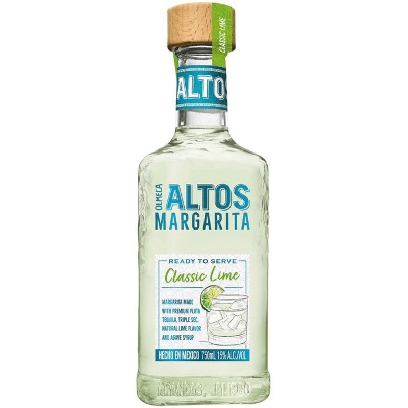 Olmeca Altos Ready to Serve Classic Lime Margarita 750ml