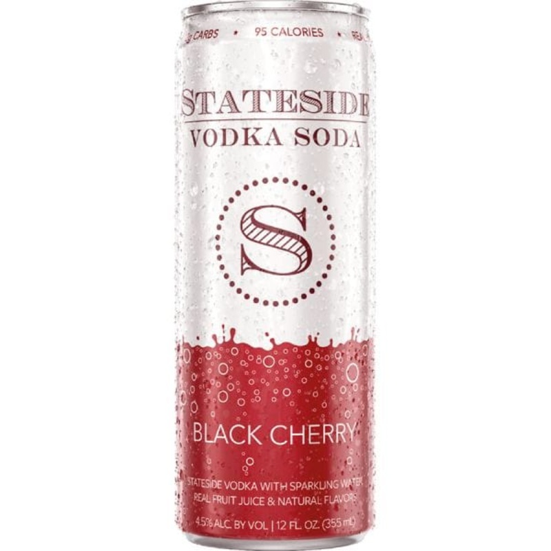 STATESIDE VODKA SODA BLACK CHERRY 4PK