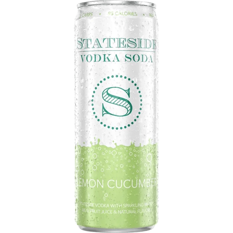 STATESIDE VODKA SODA LEMON CUCUMBER 4PK
