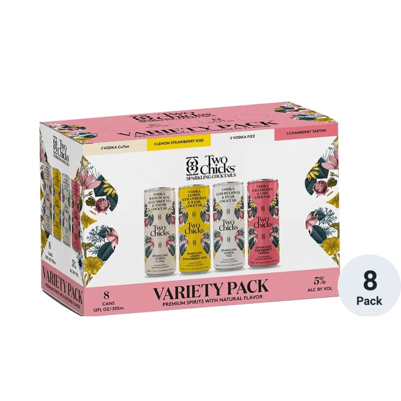 TWO CHICKS COCKTAIL VARIETY 8PK