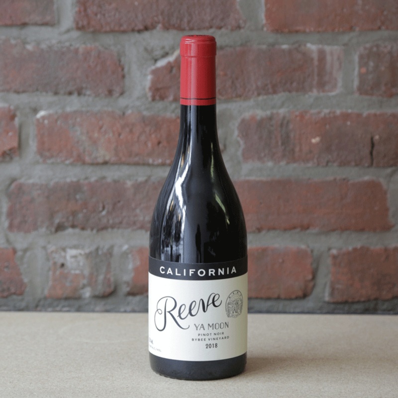 2018 Reeve 'Ya Moon' Pinot Noir, Bybee Vineyard, Sonoma Coast, USA