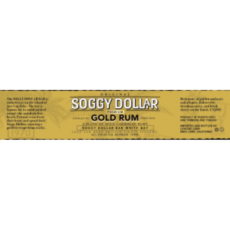 Soggy Dollar Gold Rum