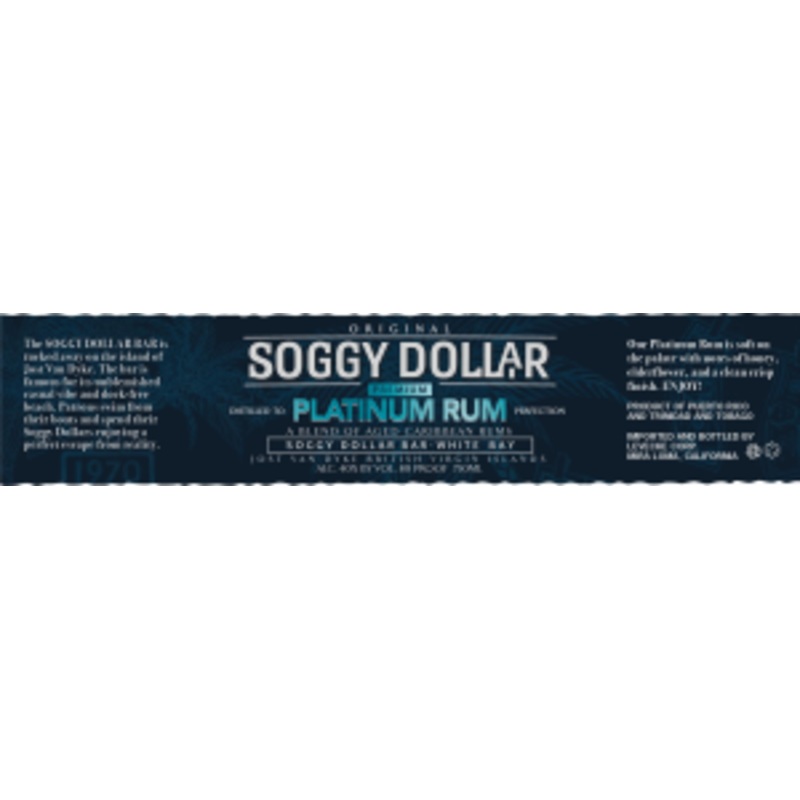 Soggy Dollar Platinum Rum
