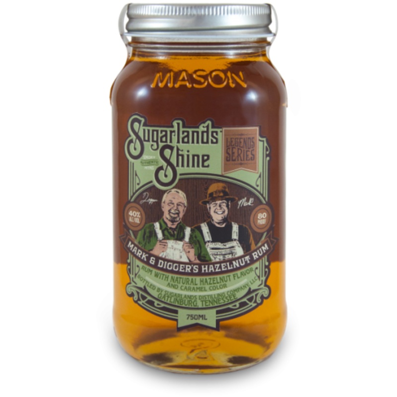 Sugarlands Shine Mark & Digger's Hazelnut Rum