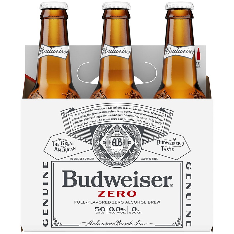 Budweiser Zero 4x 6 Pack (12 oz Bottles)