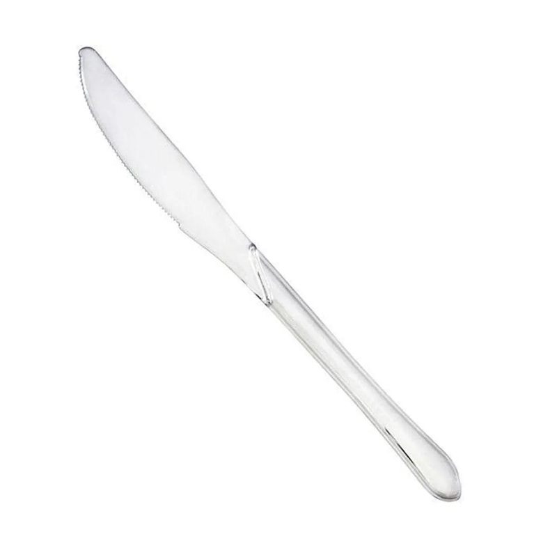 Clear Plastic Knives Pack Size 50