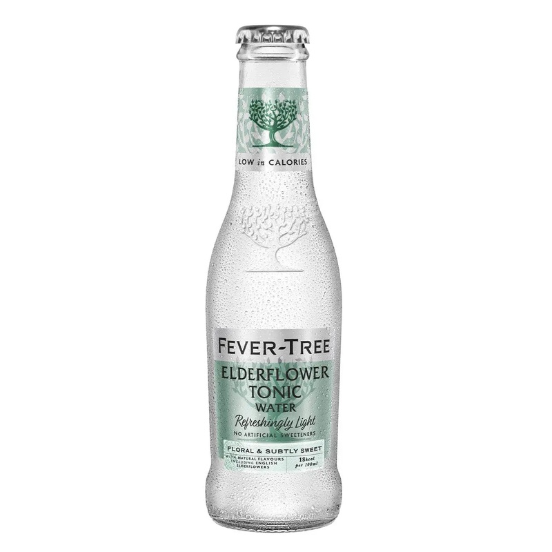 Fever-Tree Refreshingly Light Elderflower Tonic Water, 200 ml