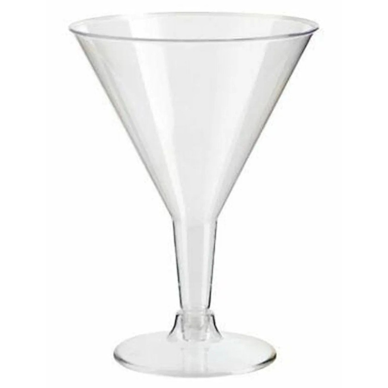 Plastic Martini Glass Pack Size 6