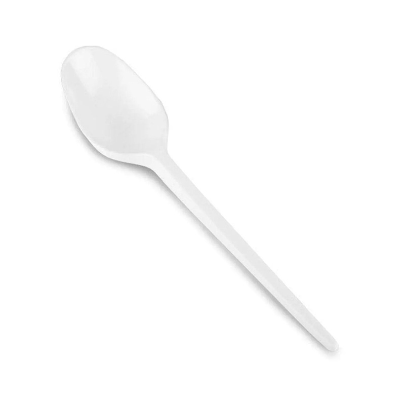 White Plastic Spoons Pack Size 80
