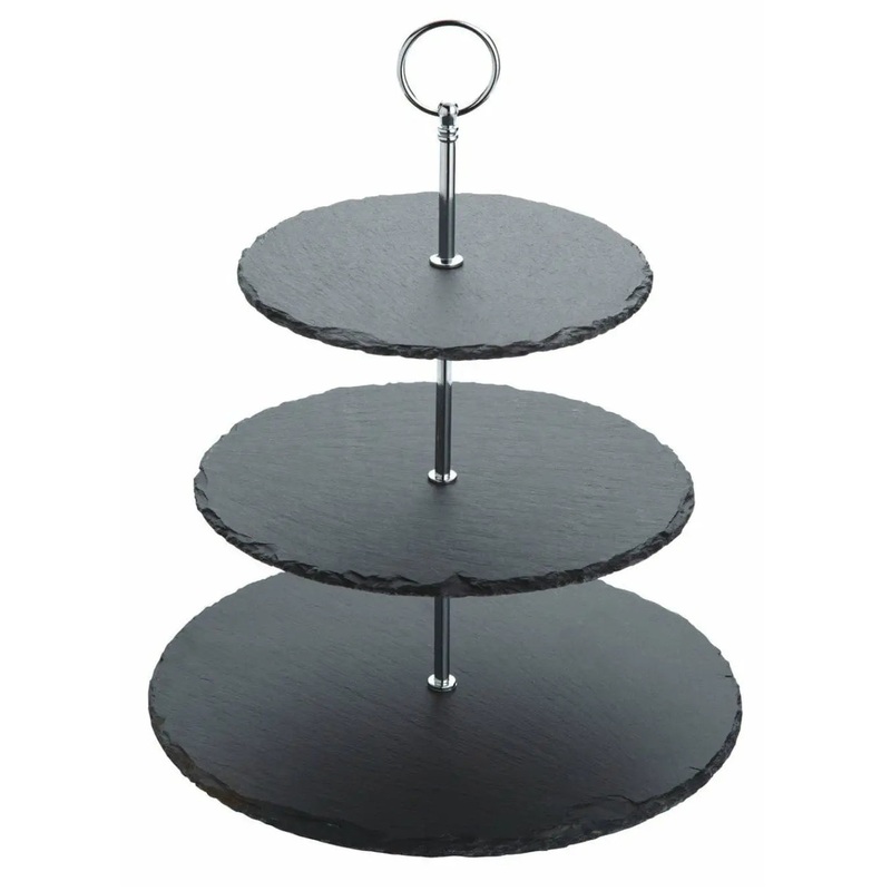 Artesa Slate 3 Tier Serving Slate Stand 28 x 34 cm
