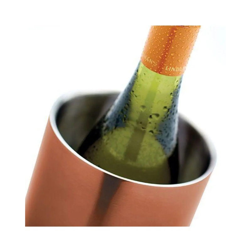 Bar Craft Double Walled Copper Wine Cooler