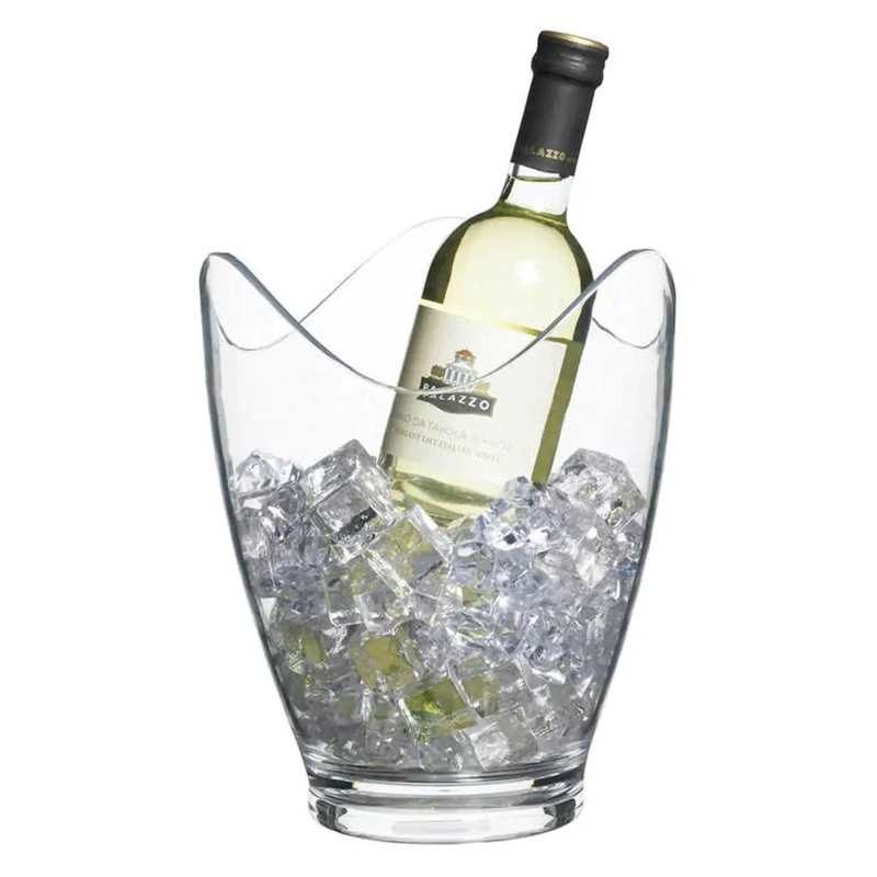BarCraft Clear Acrylic Drinks Pail / Wine Bucket
