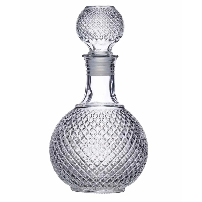 BarCraft Cut Glass Deluxe Wine Decanter 1 L Glass