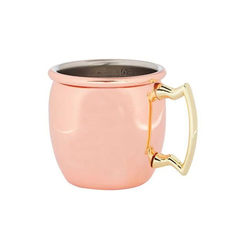 Beaumont Copper Curved Mini Jigger Mug